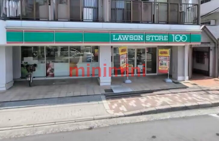 コンビニ　ローソンストア100東淀川瑞光店（コンビニ）まで374m
