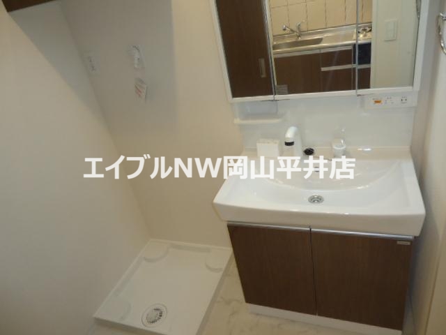 洗面設備　洗濯機置場