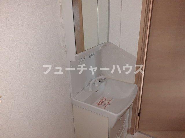 洗面設備　広い洗面スペース