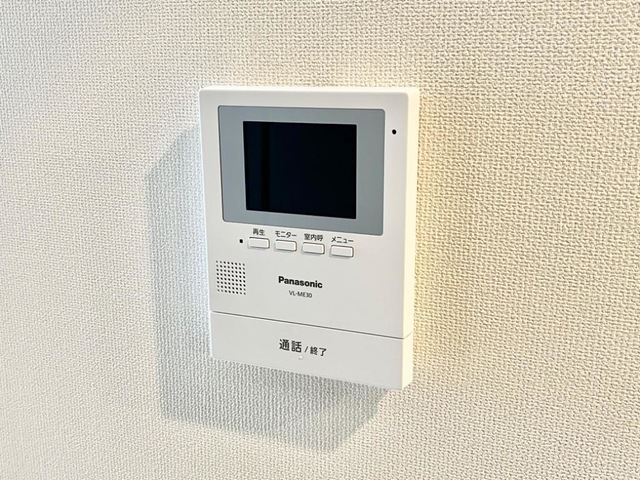 セキュリティ　安心のモニター付きインターホンです♪