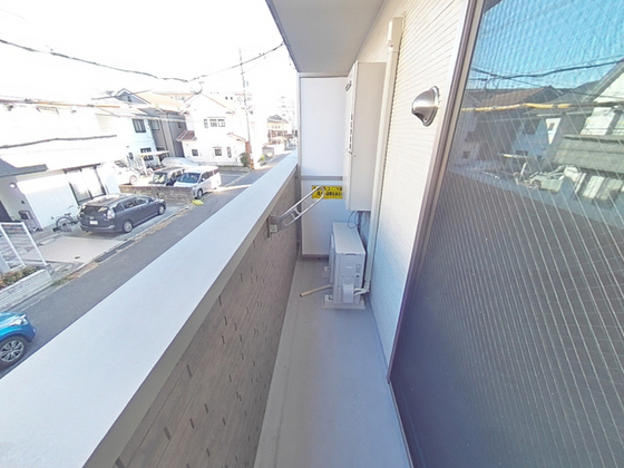 バルコニー　※別部屋の写真です