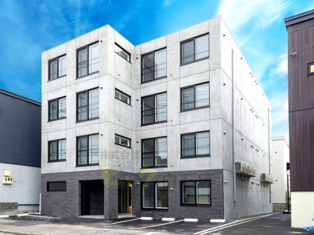 建物外観　エアコン付きのデザイナーズマンションです♪