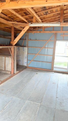 収納　広々小屋付き。大家族でも収納力満載です。