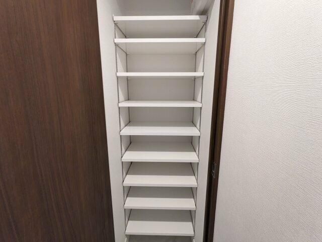 収納　収納のためのスペースです