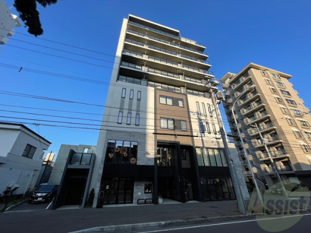 建物外観　札幌市中央区南二条西「サッポロアツマルレジデンス」