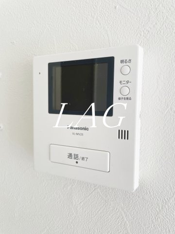 セキュリティ　モニター付きインターフォンです。