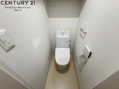 トイレ　ウォシュレット付きのトイレです！