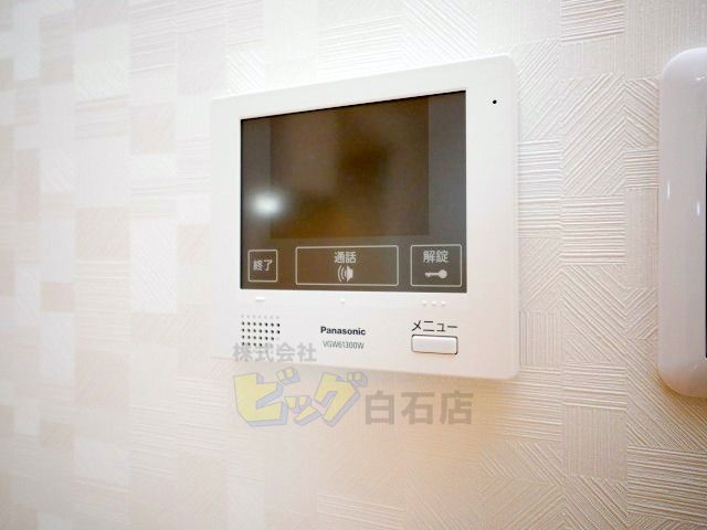 セキュリティ　モニター付きインターホン完備しています♪