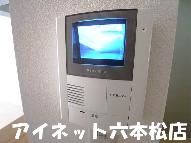 セキュリティ　モニターホンで安心です。