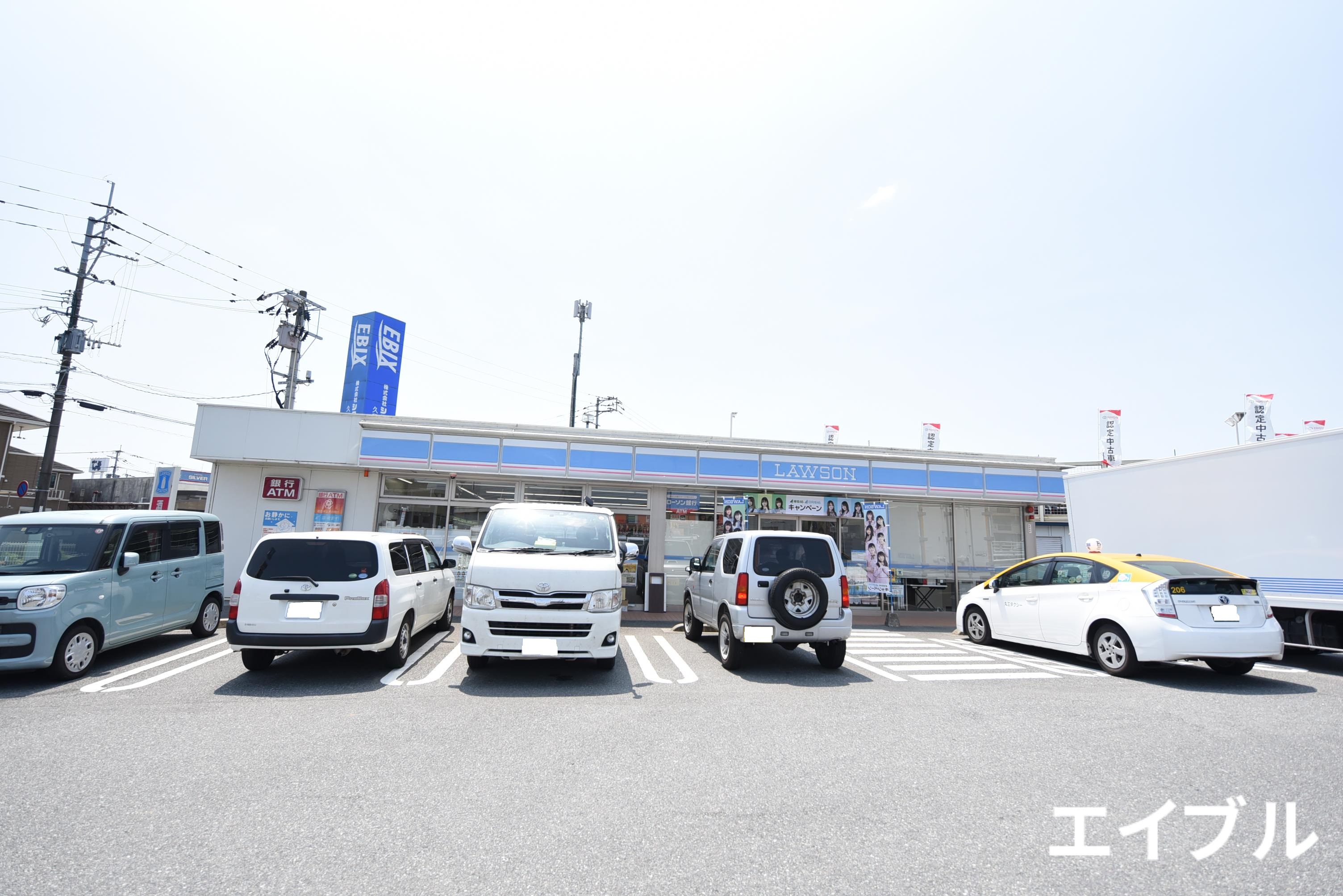 コンビニ　ローソン久留米東合川六丁目店（コンビニ）まで390m
