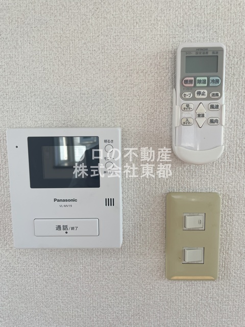 セキュリティ　ＴＶモニター付インターホンがあるので訪問者が一目でわかります