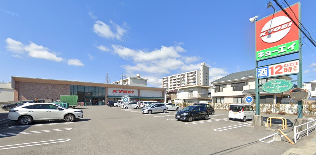 スーパー　キョーエイ福島店（スーパー）まで381m
