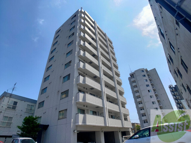 建物外観　札幌市北区北２１条西　「サンハイツ北大前」