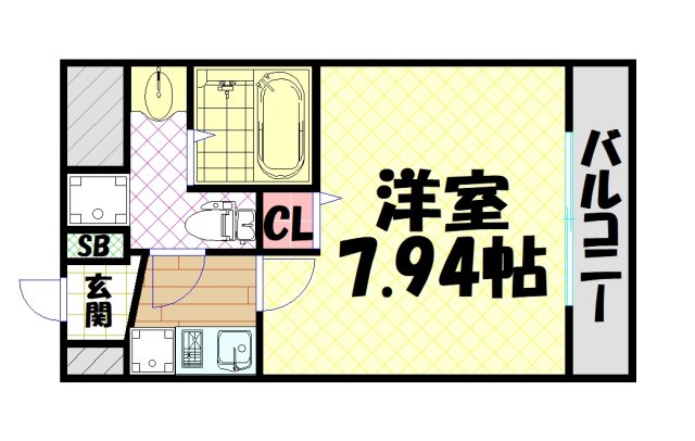 セレニテ難波西の間取り写真