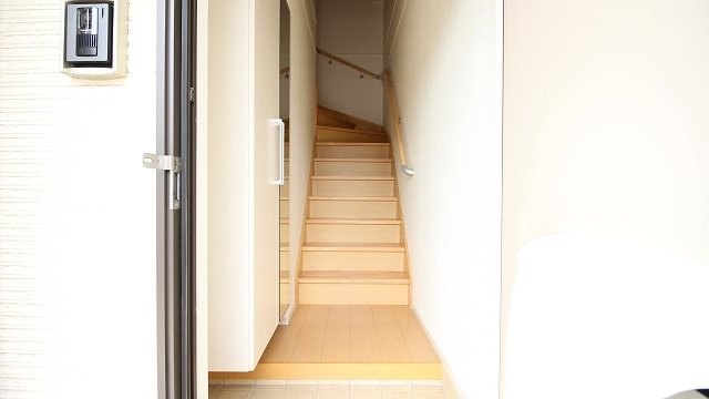 玄関　ゆったりとした玄関です