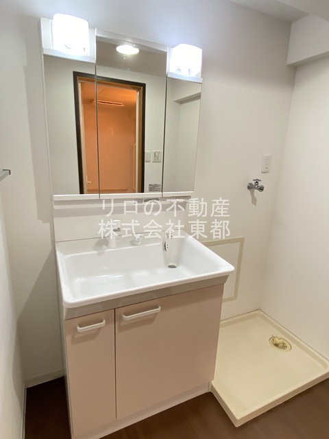 洗面設備　ヘアセットも簡単洗髪洗面化粧台☆
