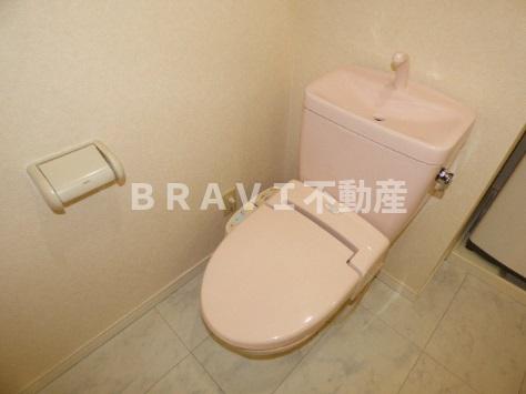 トイレ　【モンサンミッシェル北浜】ゆったりとした空間のトイレです