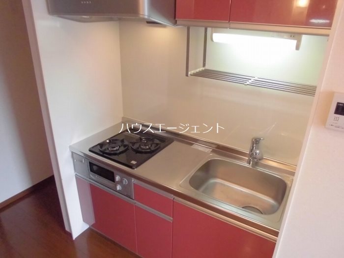 キッチン　２口コンロ付きキッチン