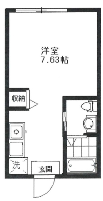 ワンルーム Apartment in Meguro, Tokyo — photo 2 of 3