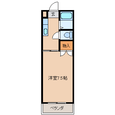 インターハイツの間取り写真