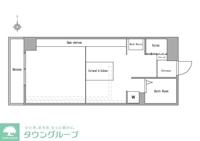 ＪＲ総武線 高円寺駅 徒歩4分 4階建 築40年の間取り写真