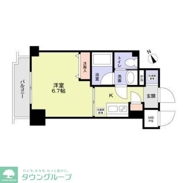 東武東上線 東武練馬駅 徒歩6分 7階建 築20年の間取り写真