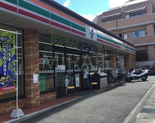 コンビニ　セブンイレブン川崎栗谷店（コンビニ）まで430m