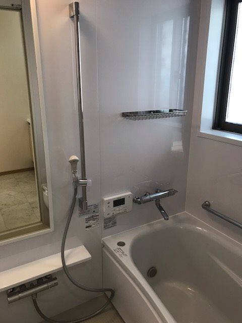 入野町平屋借家の風呂写真