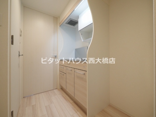 地下鉄長堀鶴見緑地線 松屋町駅 徒歩5分 12階建 築4年のキッチン写真