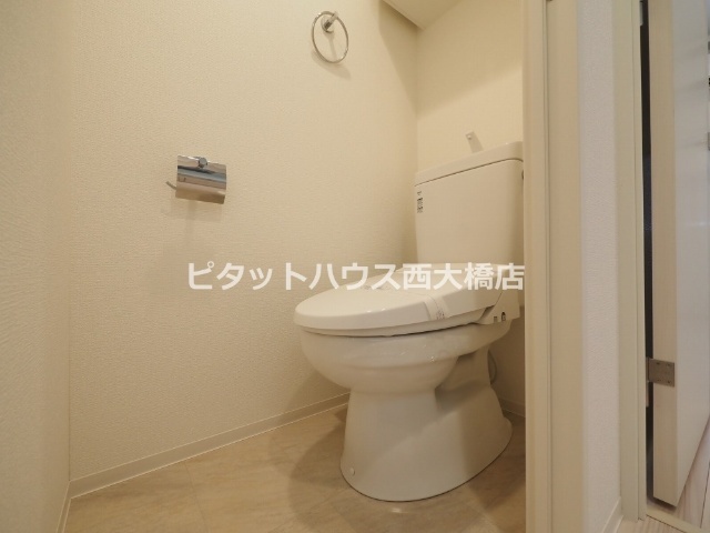 地下鉄長堀鶴見緑地線 松屋町駅 徒歩5分 12階建 築4年のトイレ写真