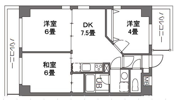 プラティーク本所吾妻橋の間取り写真