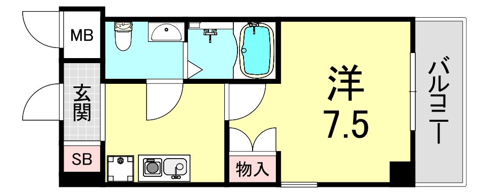 アロハマリーナの間取り写真