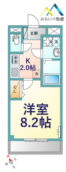 アンベリール上大岡の間取り写真