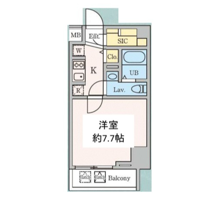 ドゥーエ西大島IIIの間取り写真