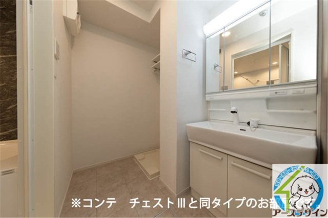 洗面設備　※パース写真