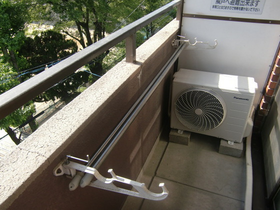 バルコニー　※別部屋の写真です