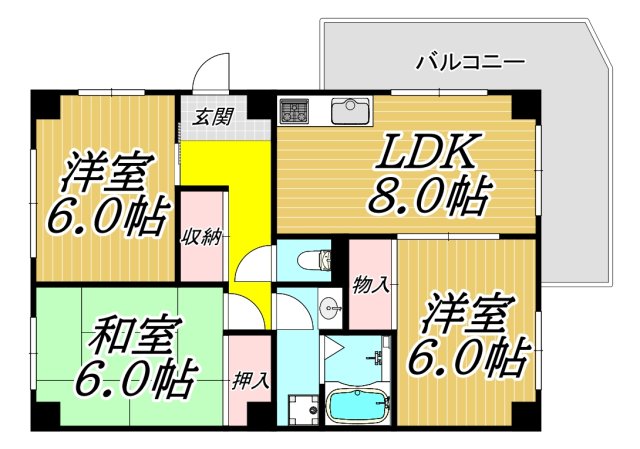 アーベイン塚口の間取り写真