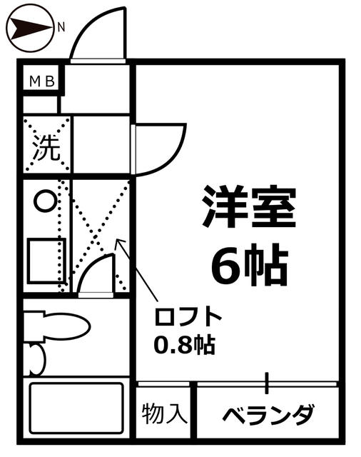 フェリス新松戸の間取り写真