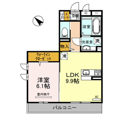 メゾン旭の間取り写真