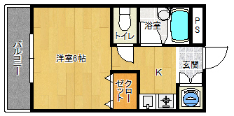 フェアリー六甲の間取り写真