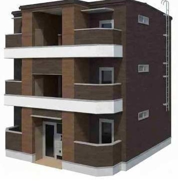 建物外観　完成予想図です。