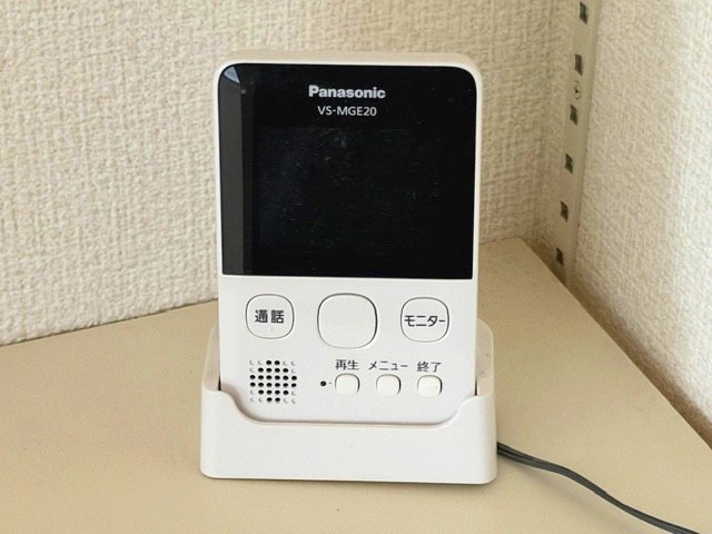 セキュリティ　モニター付きインターホンで防犯も安心。