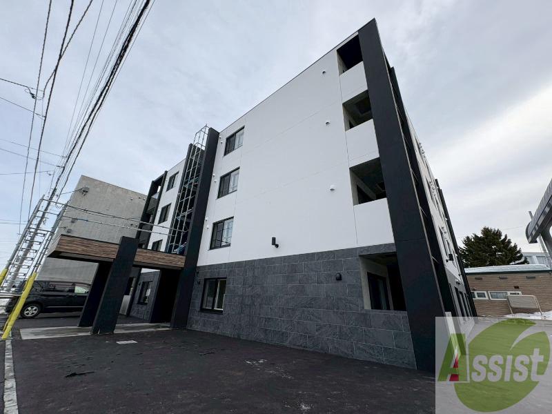 建物外観　札幌市豊平区月寒西「インフィニト月寒中央コート」