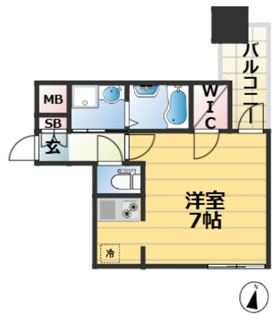 ファーストステージ神戸トランキーロの間取り写真