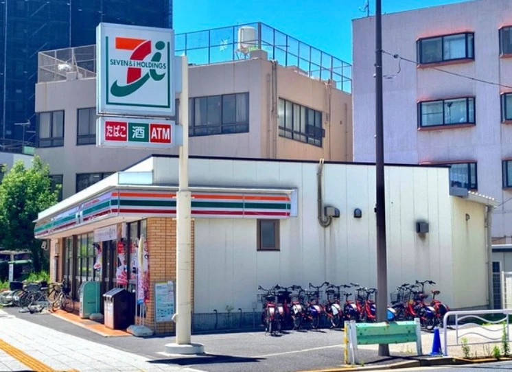 コンビニ　セブンイレブン 江東亀戸9丁目店（コンビニ）まで100m