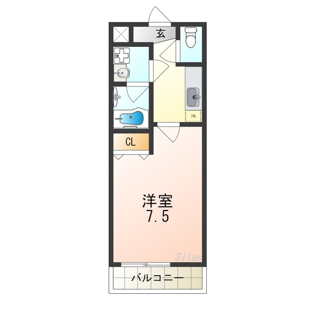 フジパレス ソレイユ クーシャンの間取り写真