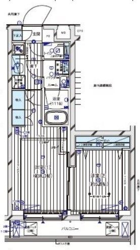 メインステージ武蔵中原ベーシスの間取り写真
