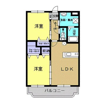アヴァンティAの間取り写真