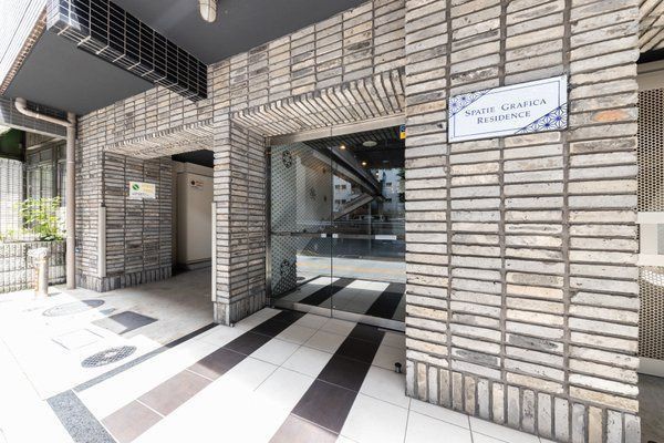エントランス　スパシエグラフィカレジデンス　板橋区本町