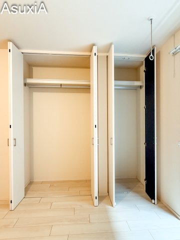 収納　別タイプのお部屋の写真です